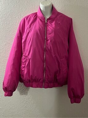 New Look Fuchsia Pink Bomber Jacket